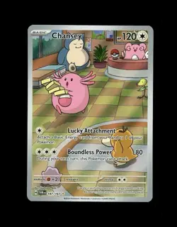 2024 Pokemon TWILIGHT MASQUERADE CHANSEY IR FULL ART HOLO 187/167 NM - MINT! - Image 1