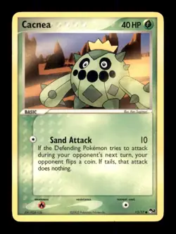 CACNEA 13/17 C POP SERIES 2 POKEMON NM/M - Image 1