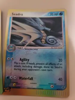 Seadra + Horsea Reverse Holo Pokemon Dragon LP to NM - Image 2