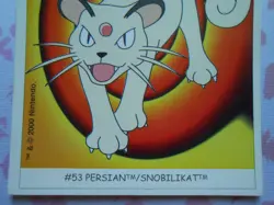 PERSIAN #53 - DUNKIN BOOMER 2000 - CARTE POKEMON - TRES BON ETAT - Image 3