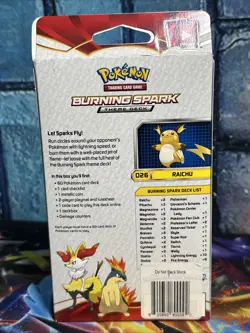Pokemon XY BREAKthrough Burning Spark Theme Deck [Raichu] Factory Sealed - Image 2