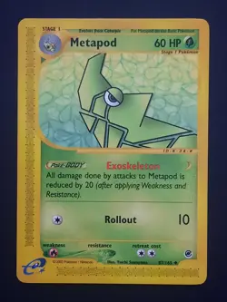 Pokemon Metapod Expedition Base Set [Heavily Played] e-Reader 87/165 - Image 1