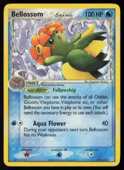 Bellossom 19/110 Rare Holon Phantoms Pokemon Heavily Played - Image 1