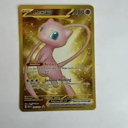 Mew EX Gold Secret Rare 205/165 2023 Pokemon Scarlet & Violet 151 English Mew En - Image 1