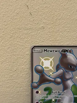 Pokemon TCG Mewtwo GX SV59/SV94 SM Hidden Fates Shiny Vault Shiny Holo Rare MINT - Image 3