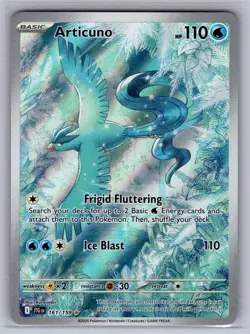 Articuno 161/159 Illustration Rare Journey Together Pokemon Holo Near Mint - Image 1
