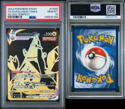 Pokemon Duraludon VMAX TCG Silver Tempest TG30/TG30 Full Art Holographic PSA 10 - Image 3
