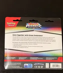 Pokemon TCG Scarlet & Violet Prismatic Evolutions Leafeon Tech Sticker Sealed - Image 2