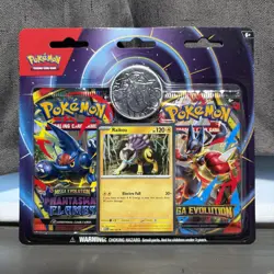 Pokemon TCG Two Pack Blister With Raikou Promo Phantasmal & Mega Evolution - Image 1