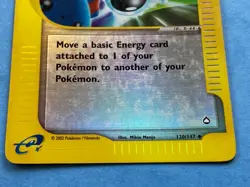 Pokemon Reverse Holo eReader Trainer Energy Switch - Aquapolis – 120/147 – MP - Image 3