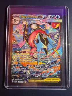 Pokemon TCG Mega Greninja EX 116/086 chaos rising SIR - Image 1