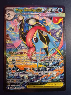Pokemon TCG Mega Greninja EX 116/086 chaos rising SIR - Image 2