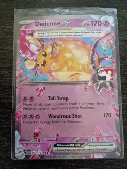 Dedenne Ex Pokemon TCG Prize Pack Series 4 Play Stamp 093/193 - Image 2