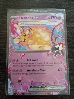 Dedenne Ex Pokemon TCG Prize Pack Series 4 Play Stamp 093/193 - Image 3
