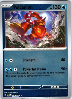 Volcanion 025/088 Uncommon Perfect Order Pokemon Reverse Holo Near Mint - Image 1
