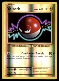 Voltorb 39/108 Common Evolutions Pokemon Reverse Holo Lightly Played - Image 1
