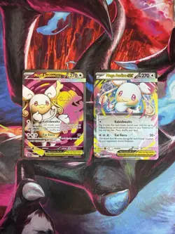 Mega Audino Ex 253/217 Full Art & 172/217 Ascended Heroes Pokemon PACK FRESH - Image 1