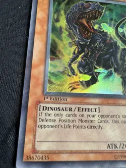 Yugioh! Black Tyranno IOC-075 Invasion of Chaos 1st Edition - Image 3