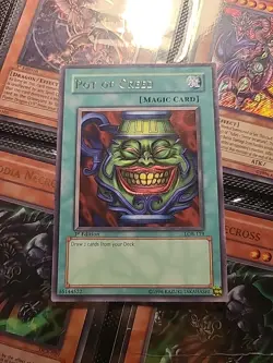Pot of Greed LOB-119 The Legend of Blue Eyes White Dragon 1st Edition - Image 1