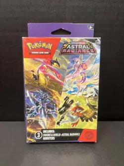 POKEMON TCG SWORD & SHIELD ASTRAL RADIANCE BOOSTER BOX 3 PACKS SEALED - Image 1