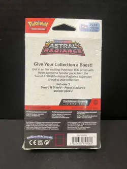 POKEMON TCG SWORD & SHIELD ASTRAL RADIANCE BOOSTER BOX 3 PACKS SEALED - Image 2