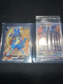Lucario V Sword&sheild And Crown Zenith Factory Sealed Etb Holo Promo - Image 1