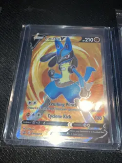 Lucario V Sword&sheild And Crown Zenith Factory Sealed Etb Holo Promo - Image 2