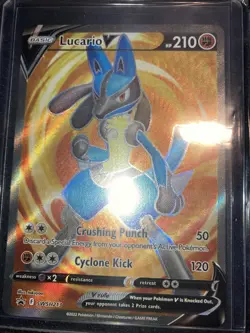 Lucario V Sword&sheild And Crown Zenith Factory Sealed Etb Holo Promo - Image 3
