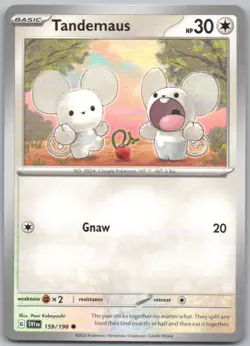 Tandemaus 159 Scarlet & Violet Normal Colorless Pokemon Card NM - Image 1