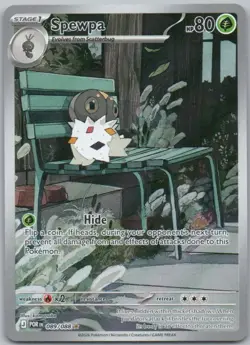 Spewpa 089 Perfect Order Holo Grass Pokemon Card NM - Image 1
