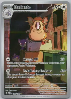 Raticate 099 Perfect Order Holo Colorless Pokemon Card NM - Image 1