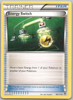 Energy Switch 089 Furious Fists Normal Trainer Pokemon Card NM - Image 1