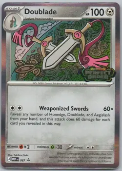 Doublade - 067 067 Mega Evolution Promo Stamp Metal Pokemon Card NM - Image 1