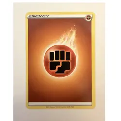 Nintendo Pokemon TCG Fighting Energy Basic Energy Card English 2020 - Image 1