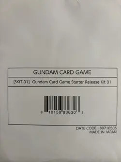 Gundam Card Game Starter Release Kit 01 - SKIT-01 Factory Sealed - Image 2
