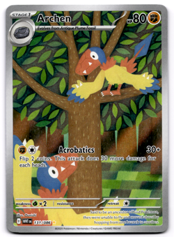 Archen 131/086 Sv: White Flare Illustration Rare Pokemon Card Near Mint - Image 1