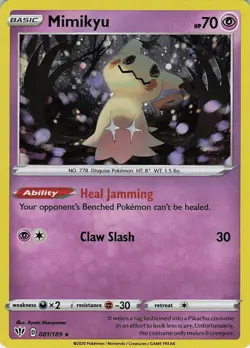 Mimikyu - (Cosmos Holo) Holo Promo Miscellaneous Cards & Products 081/189 NM - Image 1