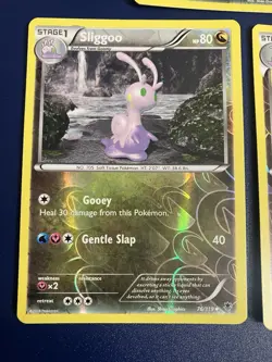GOOMY, SLIGGOO, GOODRA Holo Pokemon 3 Card Lot NM - Image 3