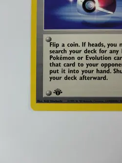 Pokemon Card 1st Edition Poke Ball 64/64 Jungle Regular US - Image 4