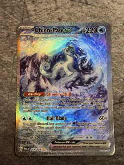 Pokemon TCG Card Chien-Pao ex 261/193 Paldea Evolved Special Illustration - NM - Image 1