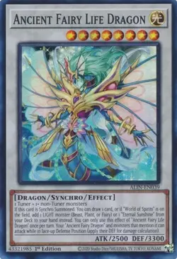 Ancient Fairy Life Dragon - Alliance Insight - Yu-Gi-Oh! - NM - FOIL - Image 1