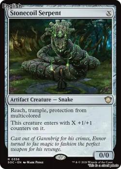 Stonecoil Serpent [SOC - 356] Commander: Secrets of Strixhaven - Image 1