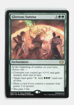 Glorious Sunrise 200 Innistrad: Crimson Vow MTG NM - Image 1