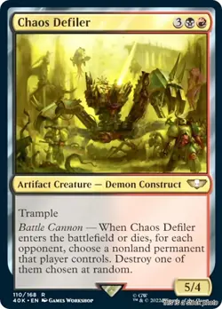 Chaos Defiler [40K - 110] - NM TCG MTG - Image 1