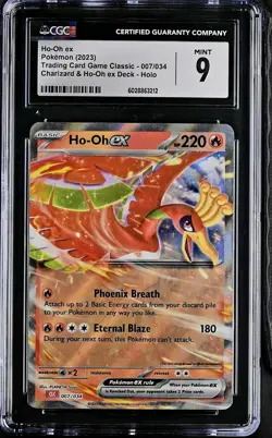 Ho-Oh Ex 007/034 Classic Pokemon TCG Charizard & Ho-Oh Ex Deck Holo CGC 9 - Image 1