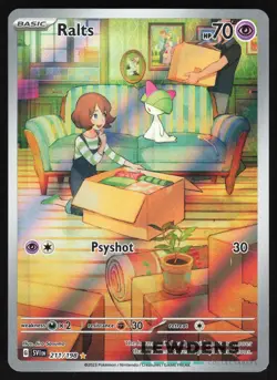 Ralts - 211/198 - Illustration Rare - Scarlet & Violet Base - Pokemon Card - Image 1
