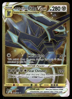 Pokemon Cards Origin Forme Dialga VSTAR 210/189 Astral Radiance Secret Rare NM - Image 1