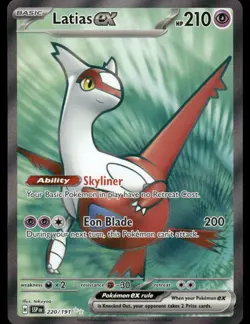 Pokemon Cards Latias ex 220/191 Surging Sparks Ultra Rare NM - Image 1