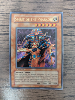 YUGIOH Ultra Rare Spirit Of The Pharaoh AST-062 1st Edition - Image 1