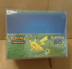 Pokemon Pokemon Go Mini Tin Display Box (10 Mini Tins) SEALED w/ Protector - Image 1